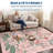 Floral Runner Rug 2x6 Washable Runner Rug for Hallway Non Slip Floor Cover Non-Shedding Kitchen Runners Foldable Rugs for Entryway Bedside Laundry-685642758-685642765