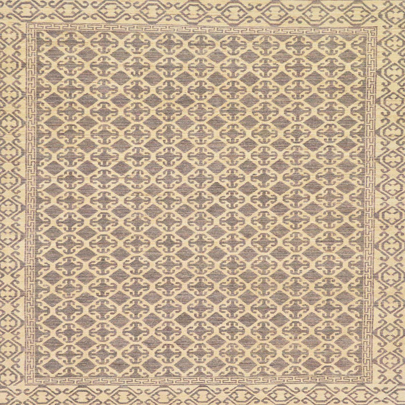 Tapis abstrait moderne 292, Carré 8 pi