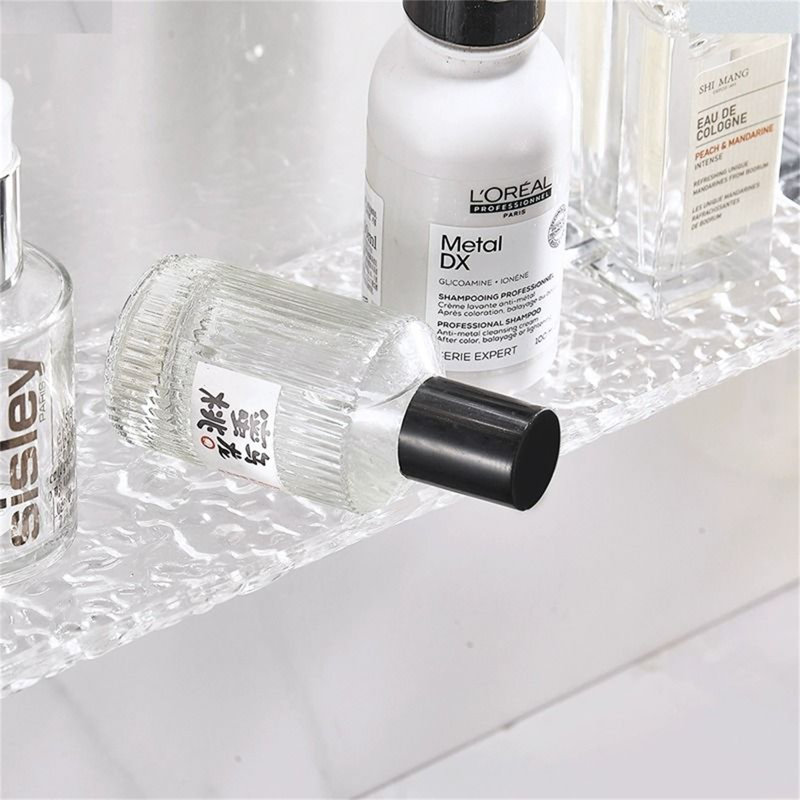 Tablette murale modulaire pour salle de bain - Organisateur de rangement réglable sans perceuse