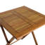 Square Wooden Folding Outdoor Bistro Table