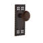 Craftsman Plate with Brown Porcelain Door Knob-1092136135-1092135993