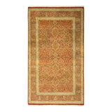 Classic One-of-a-Kind 3' 2" X 5' 5" Hand Knotted Area Rug
