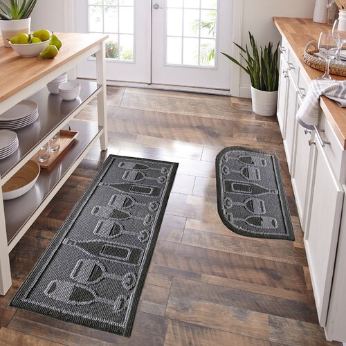 Red Barrel Studio® Belenda Non-Skid Kitchen Mat & Reviews | Wayfair