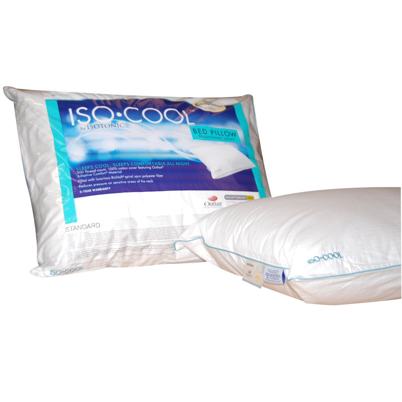 Linco Polyester Medium Cooling Pillow, Queen