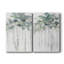 Impasto Tree Line I - Toile tendue avec châssis de qualité supérieure - Prêt à être accroché-487695168