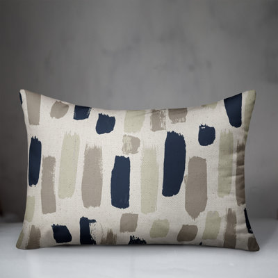  Paint Strokes Outdoor Rectangular Pillow Cover & Insert