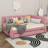 Upholstered Daybed with Trundle Sofa Bed Frame-96415328-113140168
