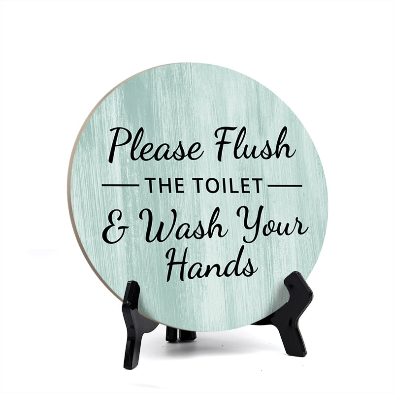 Hand Wash Station Table Sign