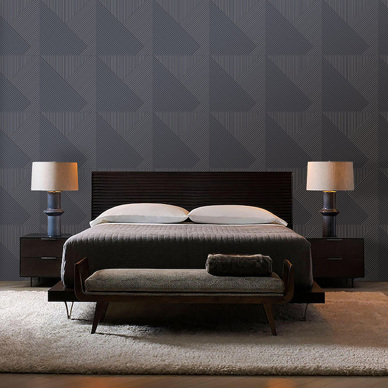 Panneau mural 3D 24 po x 24 po en brun (paquet de 16)