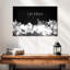 «Black and White Las Vegas», reproduction sur toile-1215185870