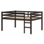 Wood Loft Bed With Ladder-2062081788