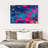 Blue Magenta Abstract Canvas Print-1374365372