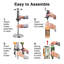 Distributeur de boissons 3 bouteilles Oggi Barware Professional