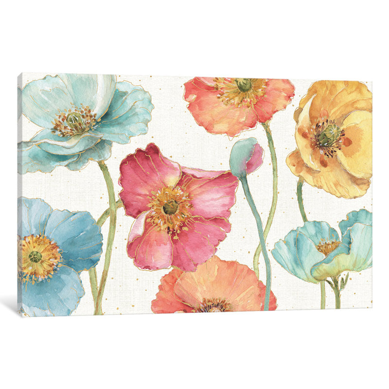 « spring molles i »-impression sur toile tendue, H 12 po x l 18 po x P 1,5 po