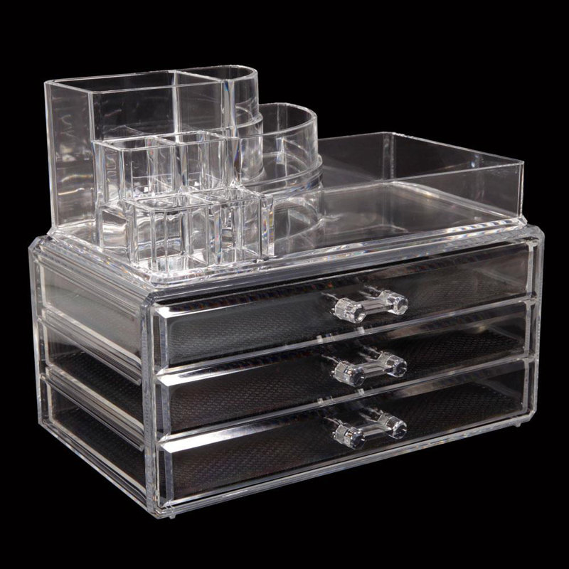 Acrylic Makeup Organiser, Clear