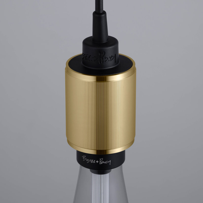 1 - Light Pendant, Brass