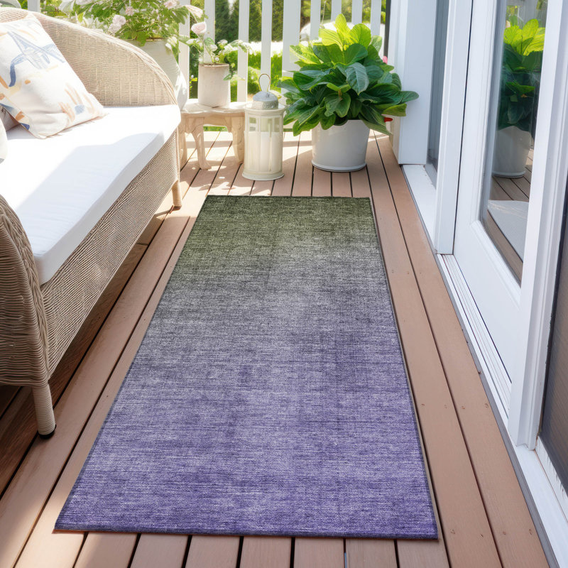 Ombre Rug, Runner 2'3" x 7'6"