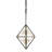 Marcia 1-Light Mini Pendant - Matte Black/French Gold