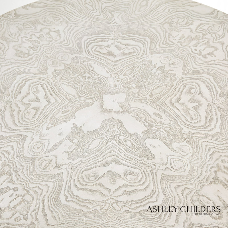 Spheres Center Table, 30"H x 40"L x 40"W, White