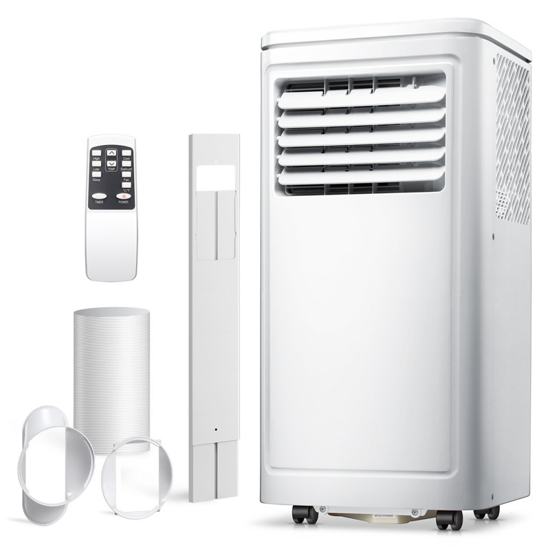 Electactic 3-in-1 10000 Btu Portable Air Conditioners For Room Up To 450 Sq. Ft,  Mini Ac Unit For Bedroom With Dehumidifier & Fan Mode, Remote Control, Sleep Mode, 24h Timer