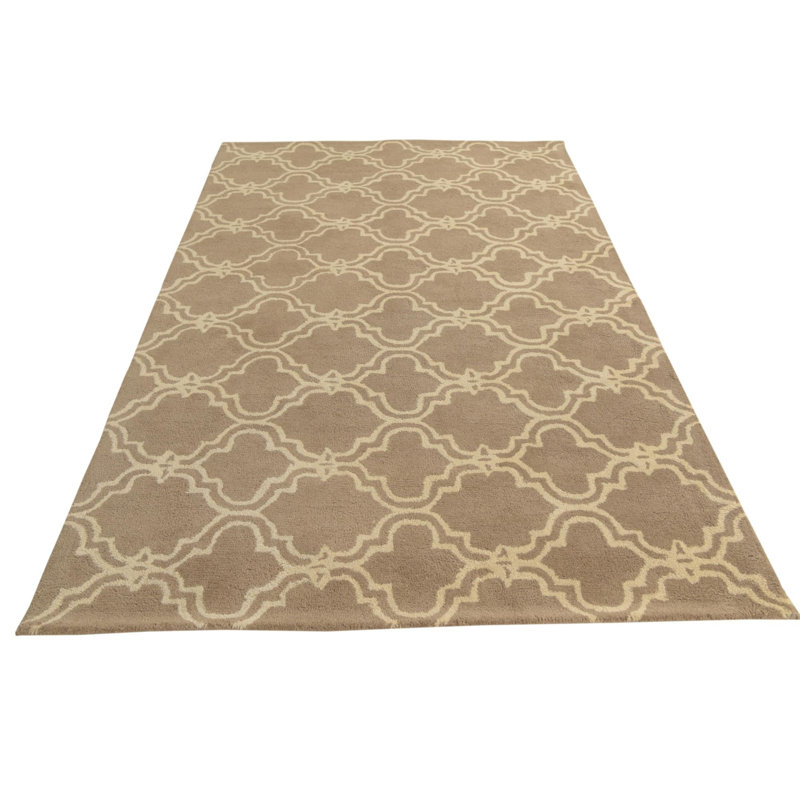 Tapis blanc neige 5 x 8 Powley