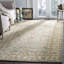 Tapis oriental en laine touffeté à la main bleu / beige Samuel-318551777