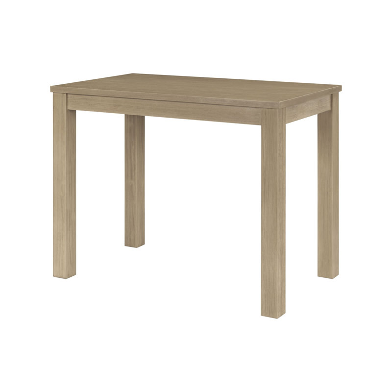 Damascus Acacia Solid Wood Dining Table, Drifted Sand, 36" H x 28" W x 47" L
