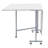 Voegele 96.3cm x 59cm Foldable Sewing Table with Wheels