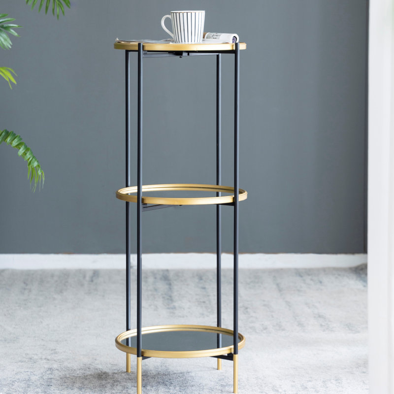 Glass Top End Table