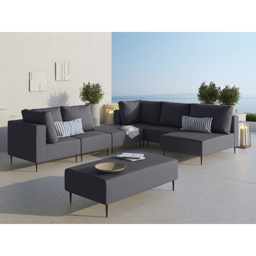 Gartenecksofa Amada mit Kissen