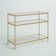 Ciara 37'' Glass Top Console Table