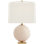 Elsie Cordless Table Lamp in Blush with Linen Shade