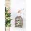 Lanterne décorative avec poignée, lanterne en bois pour intérieur et extérieur, mariage dans un jardin