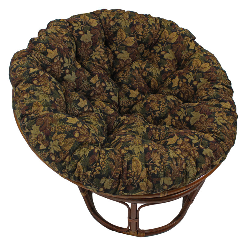 Coussin d'intérieur / d'extérieur Papasan, Récolte d'automne, l 52 po x P 52 po