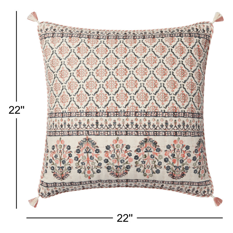 Coussin Clyde Loloi réversible PLL0115, Duvet