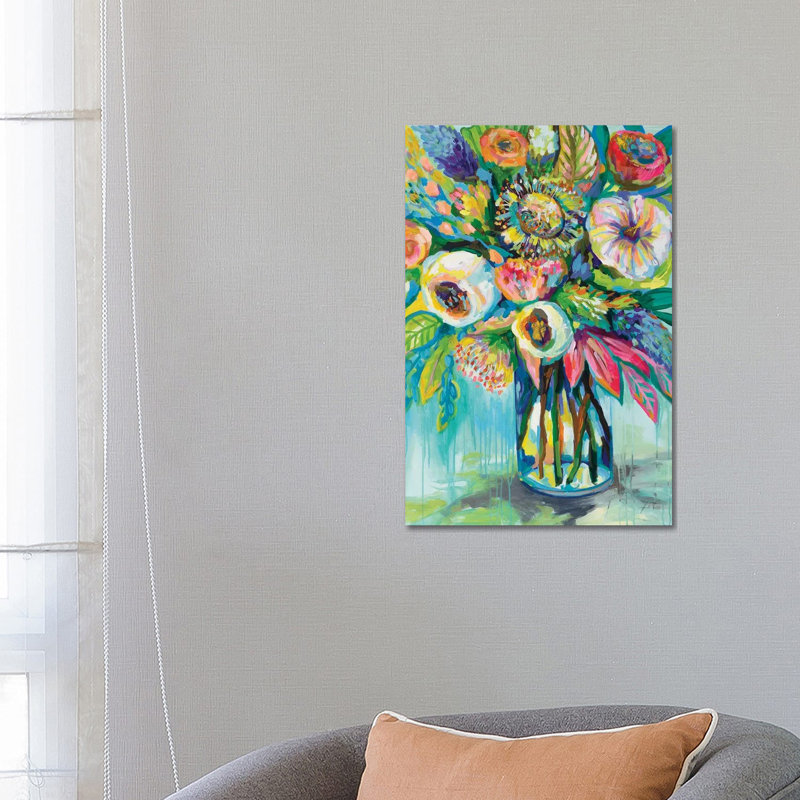 Color Burst by Jeanette Vertentes - Wrapped Canvas Gallery-Wrapped Canvas Giclée, 66.04 cm H x 45.72 cm W