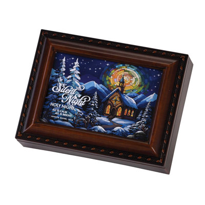 Music Box Silent Night Holy Night Church
