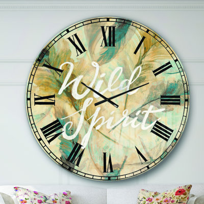 Horloge murale traditionnelle Wild Spirit