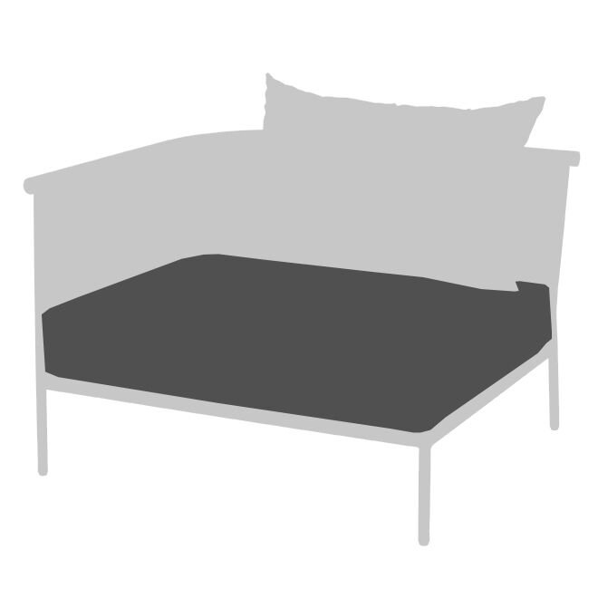 Ensemble de conversation pour patio 6 pièces en teck