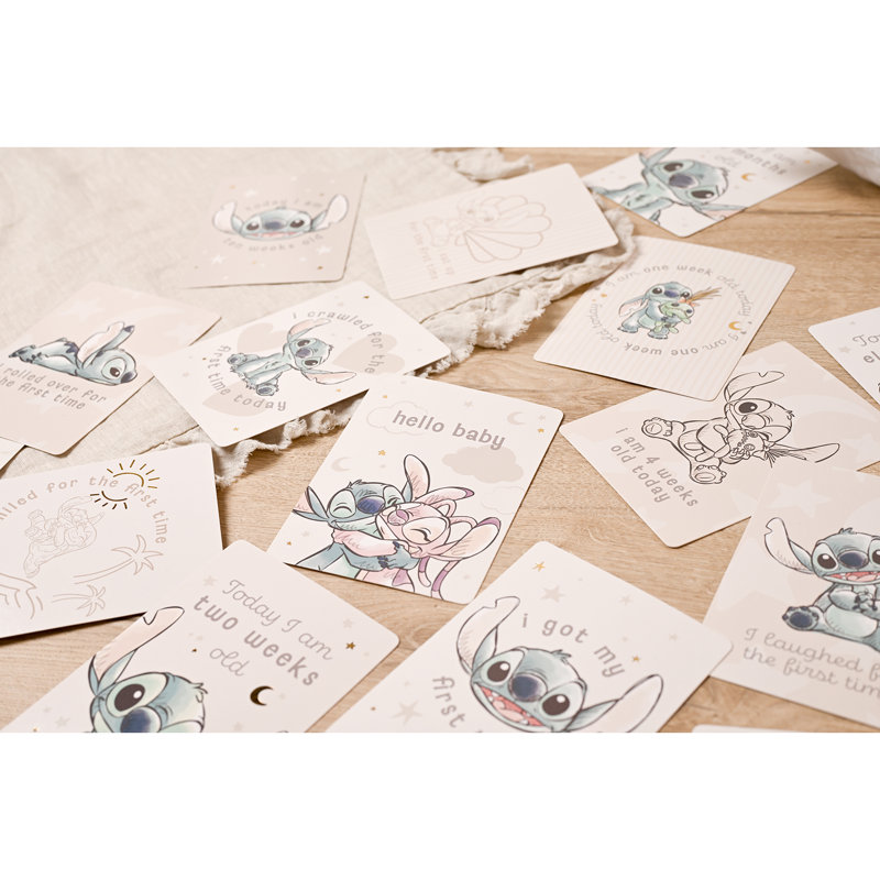 Stitch Baby Milestone Cards