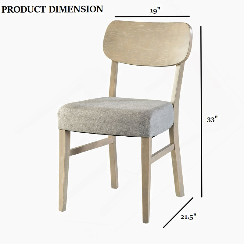 Chaise d'appoint de style transitionnel 2Pc