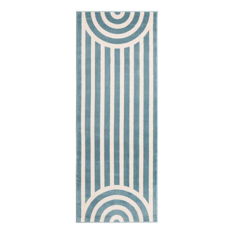 Unique Loom Lines Whimsy Kids Rug, Runner 2' x 5'1"