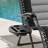 Enlarged And Thickened Zero Gravity Leisure Lounge Chair, Foldable Design Suitable For Outdoor Terraces, XL Oversized, Equipped With Headrest, Cup Holder And Side Tray, Made Of Polyester Mesh Material, Gray Versatile And Durable.