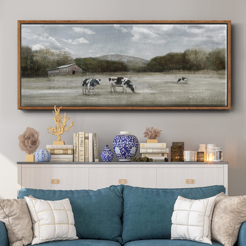 Country Satisfaction- Framed Canvas