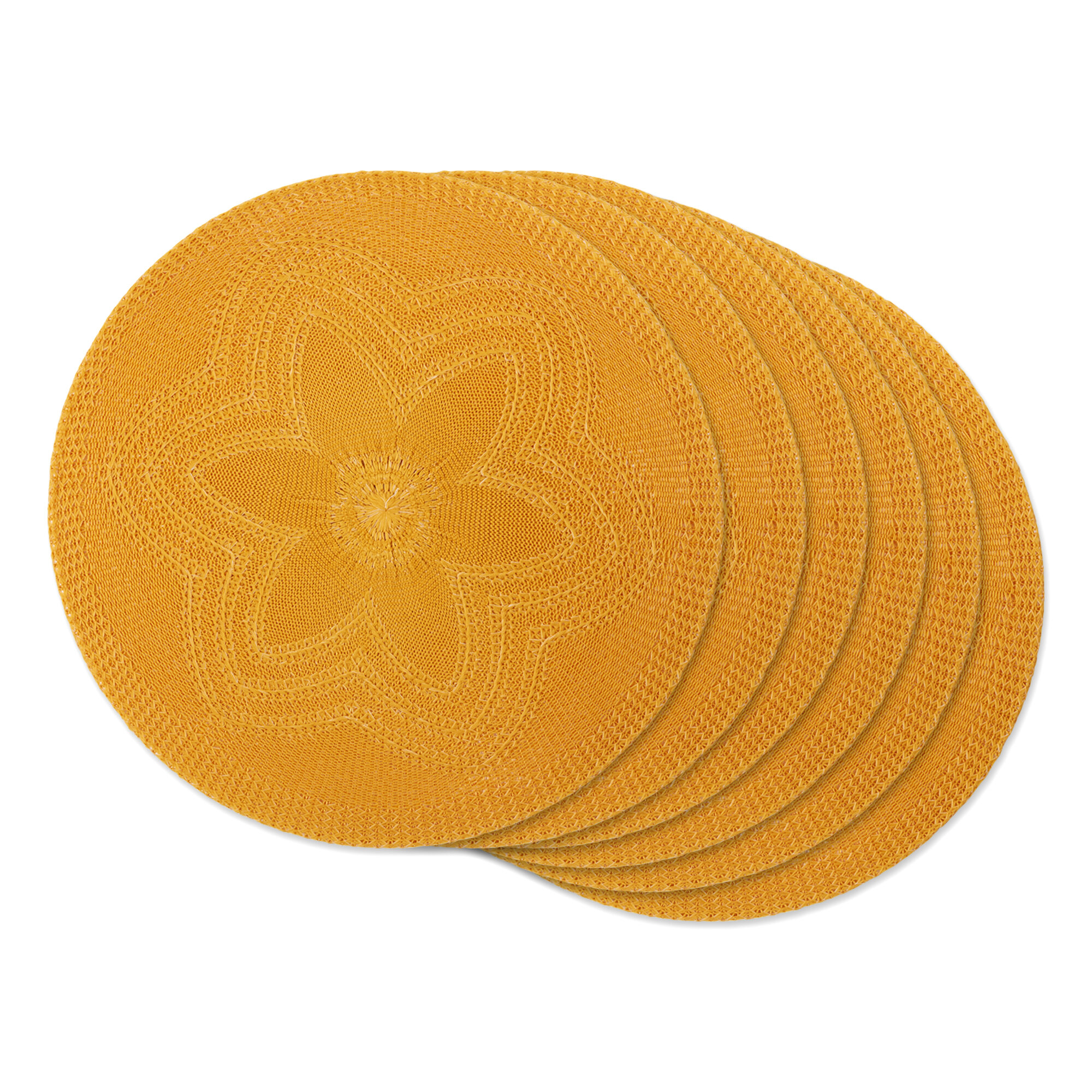 Anzalone Leather/Faux Leather Round Placemat