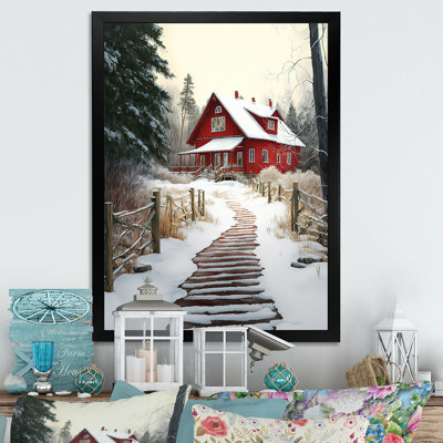«Cold Winter View on the Country III», impression sur toile
