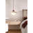 Modern Natural Stone And Wood Pendant Light
