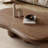 Babajide 48.4inch Cloud Shape Brown four leg Coffee Table, Solid Wood Coffee Table for Livingroom-270260625