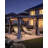 10 Ft. x 10 Ft. Outdoor Aluminum Hardtop Gazebo, Double Roof Patio Gazebo with Curtains and Netting, Ventilated Metal Roof Outdoor Shelter for Backyard, Garden, Deck and Patio, Gray-113380077-113380073