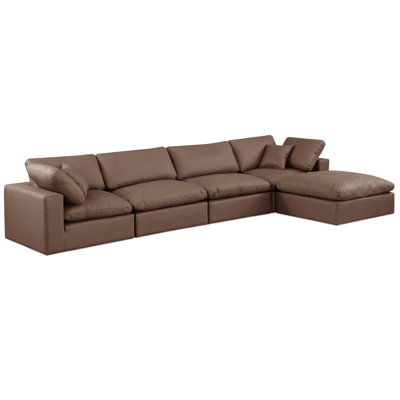Hunor Upholstered L-Shaped Sectional Reversible